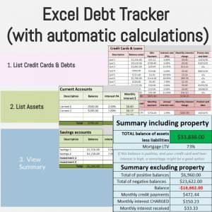 excel debt tracker
