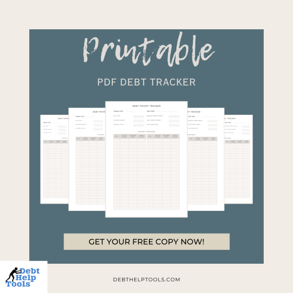 Beige & White Minimalist Debt Payment Tracker