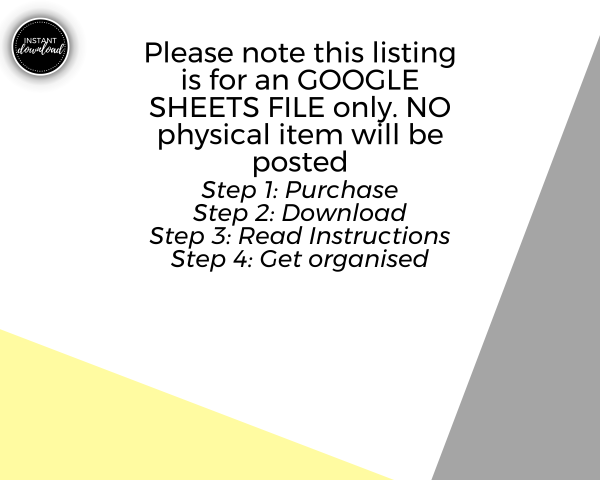 Annual Budget Spreadsheet - For Google Sheets - Image 6